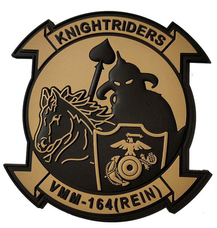 Official VMM-164 (REIN) Knightriders 15th MEU PVC Patch