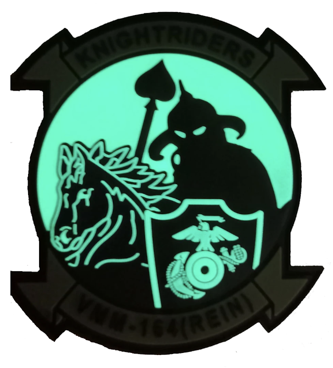 Official VMM-164 (REIN) Knightriders 15th MEU PVC Patch