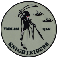 VMM-164 Knightriders Maintenance Qual PVC glow Patch