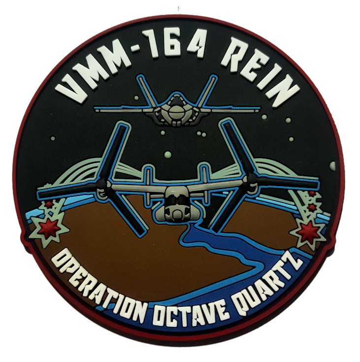 VMM-164 Knight Riders REIN Operation Octave Quartz PVC Patch
