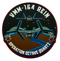 VMM-164 Knight Riders REIN Operation Octave Quartz PVC Patch