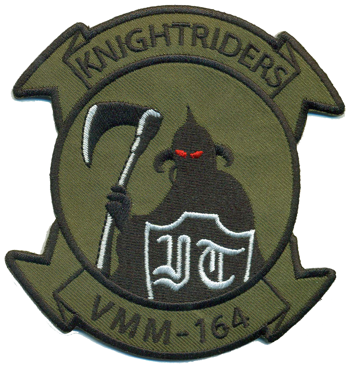 Officially Licensed USMC VMM-164 Knightriders Original Design squadron Patch