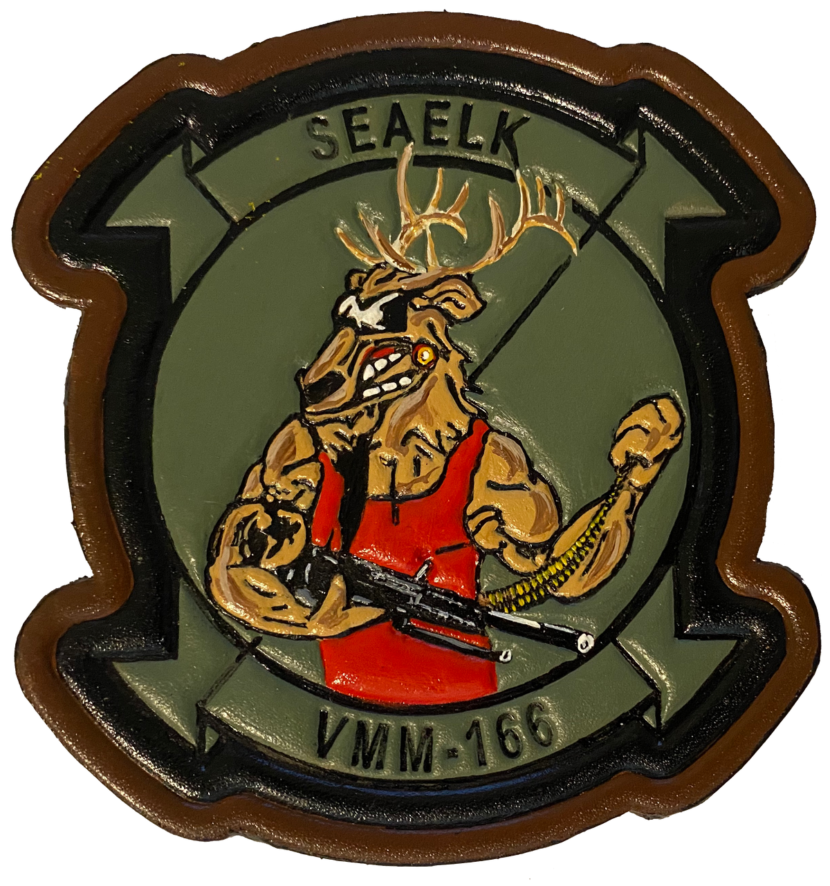 VMM-166 Friday Seaelk Leather Patch