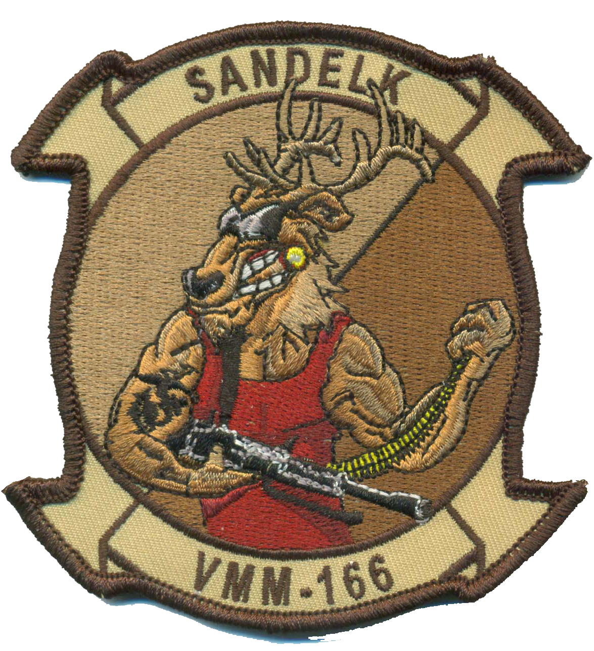VMM-166 Sandelks Party Elk Patch