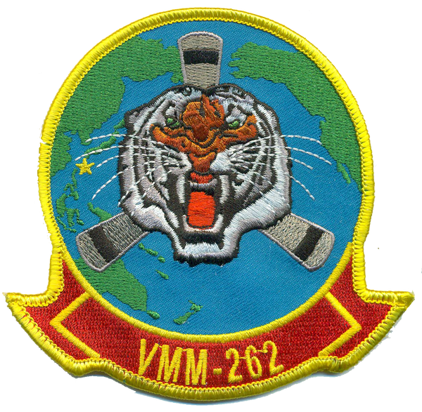Officially Licensed USMC VMM-262 Flying Tigers Embroidered Patches