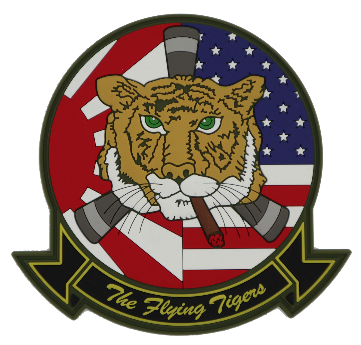 Official VMM-262 Smoking Tiger PVC with Flags Patch