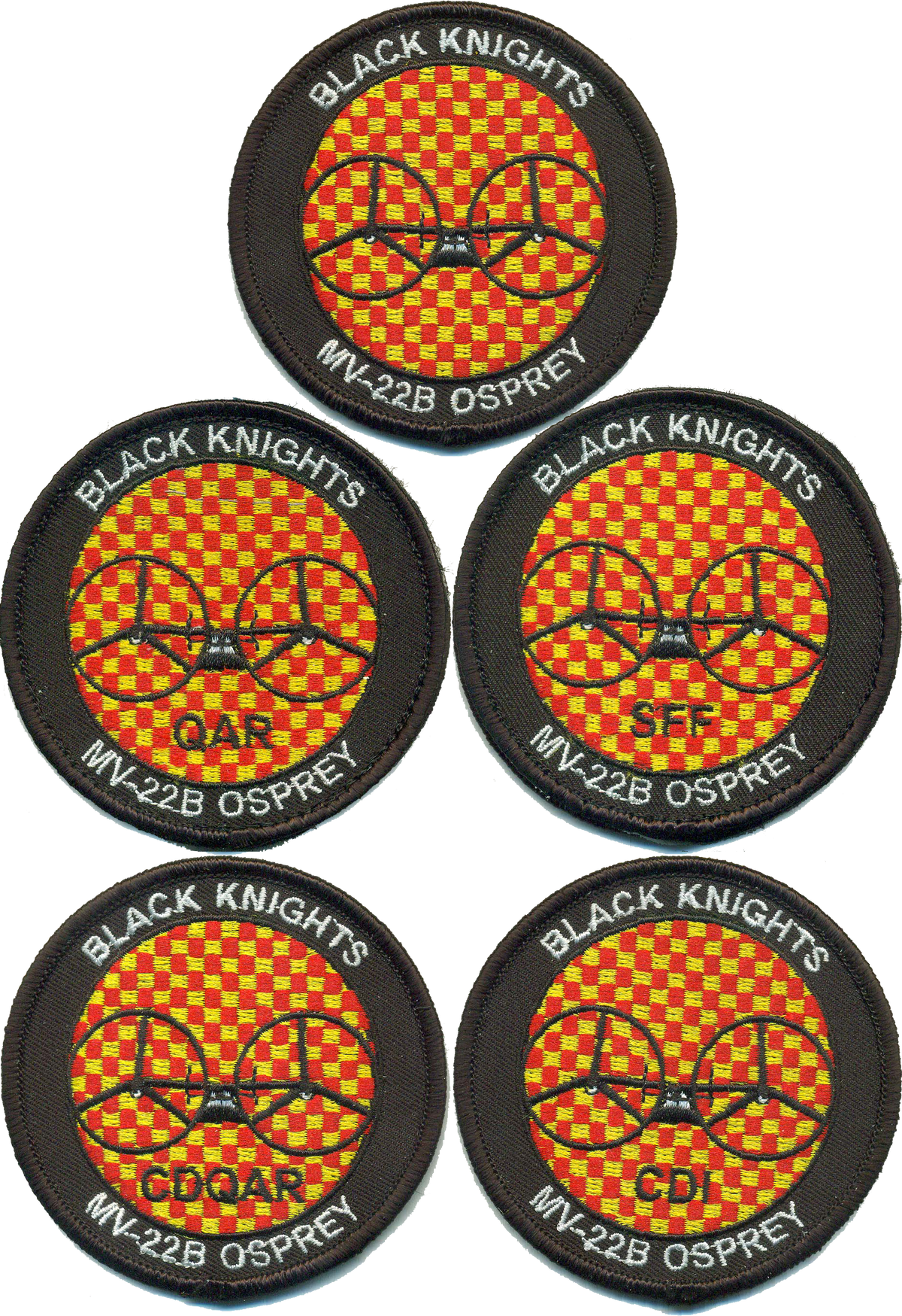 VMM-264 Black Knights Qual Patches