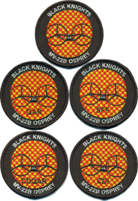 VMM-264 Black Knights Qual Patches