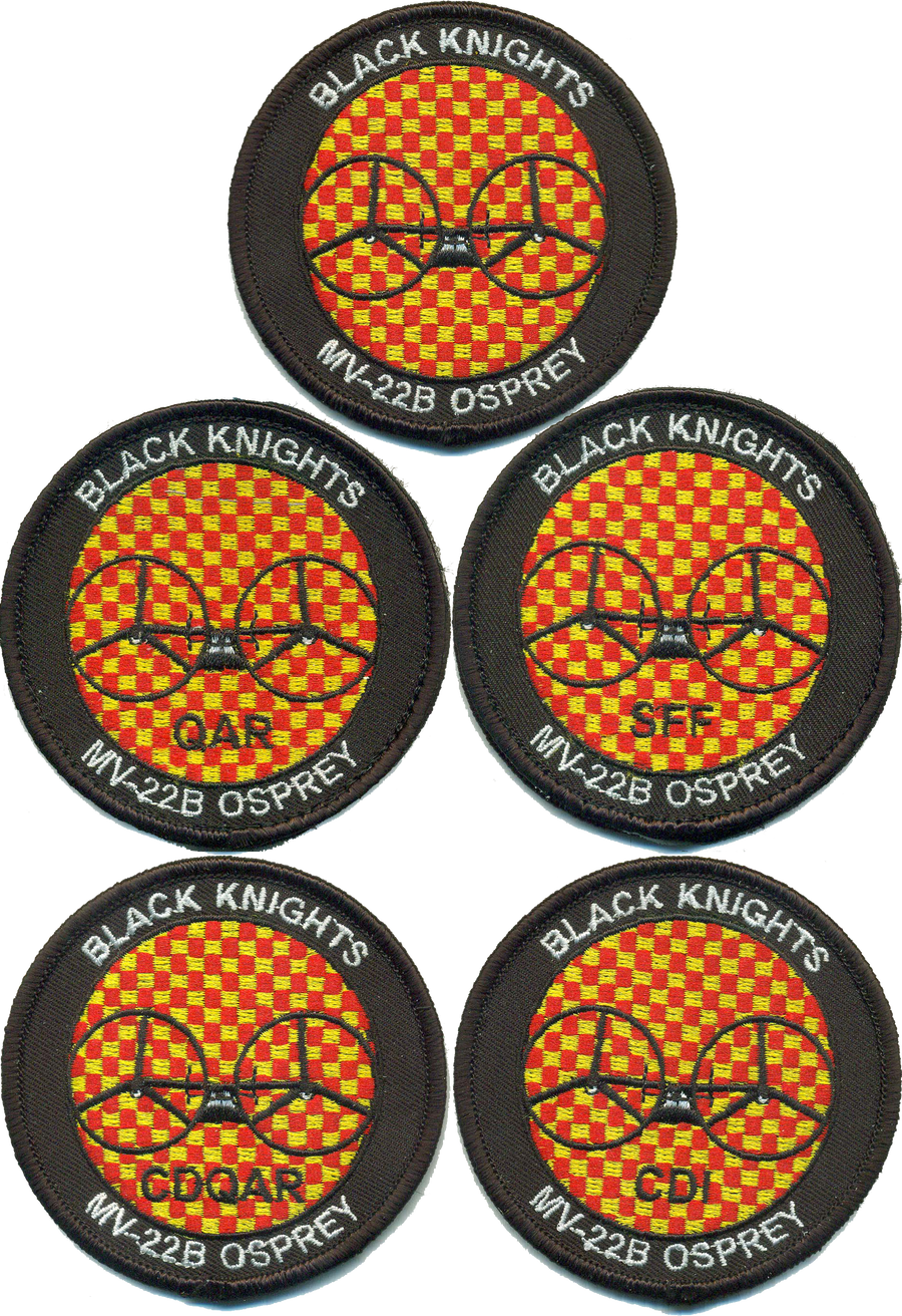 VMM-264 Black Knights Qual Patches