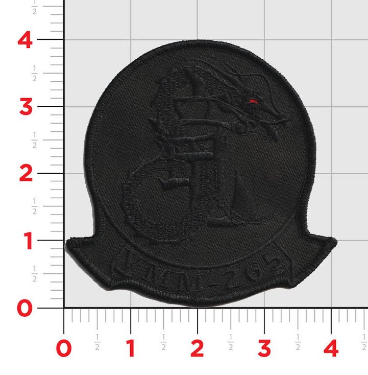 Officially Licensed USMC VMM-265 Dragons Chest Patches
