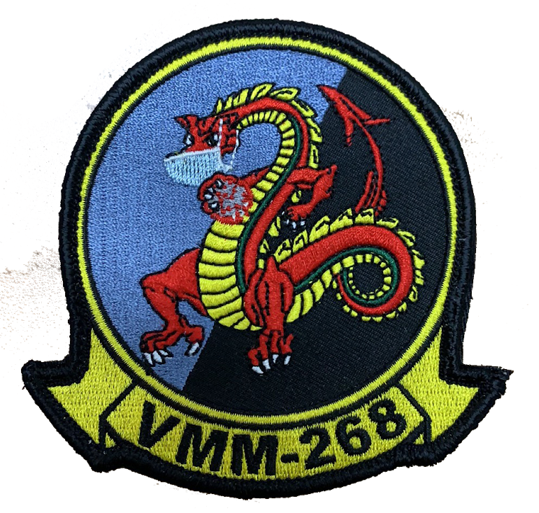 Official VMM-268 Red Dragons COVID-19 Patch