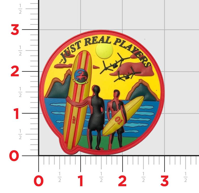 Official VMM-268 Red Dragons Endless Summer PVC Patch