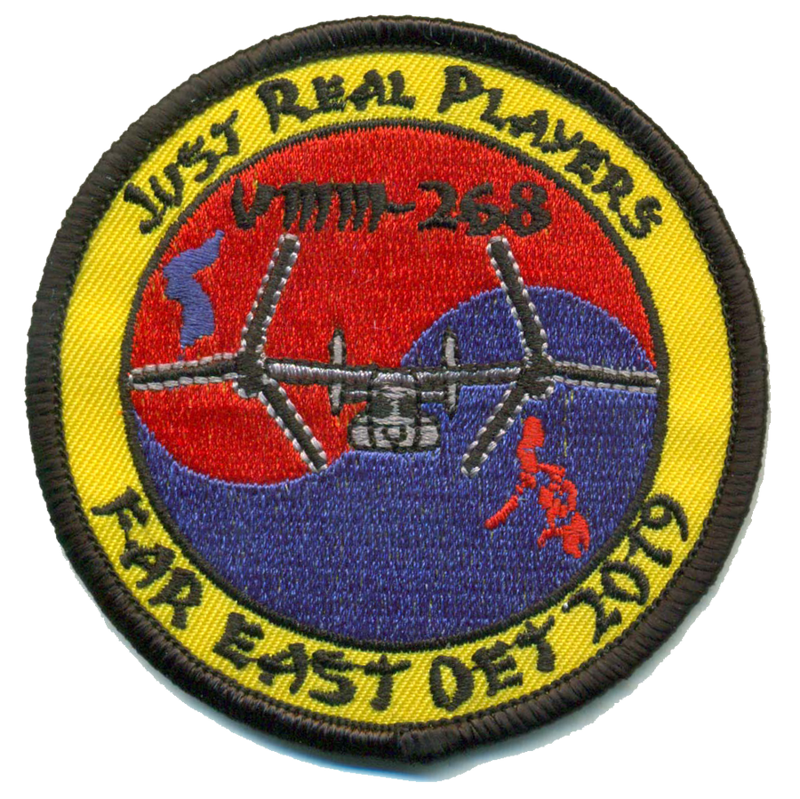 Official VMM-268 Far East Tour Patch