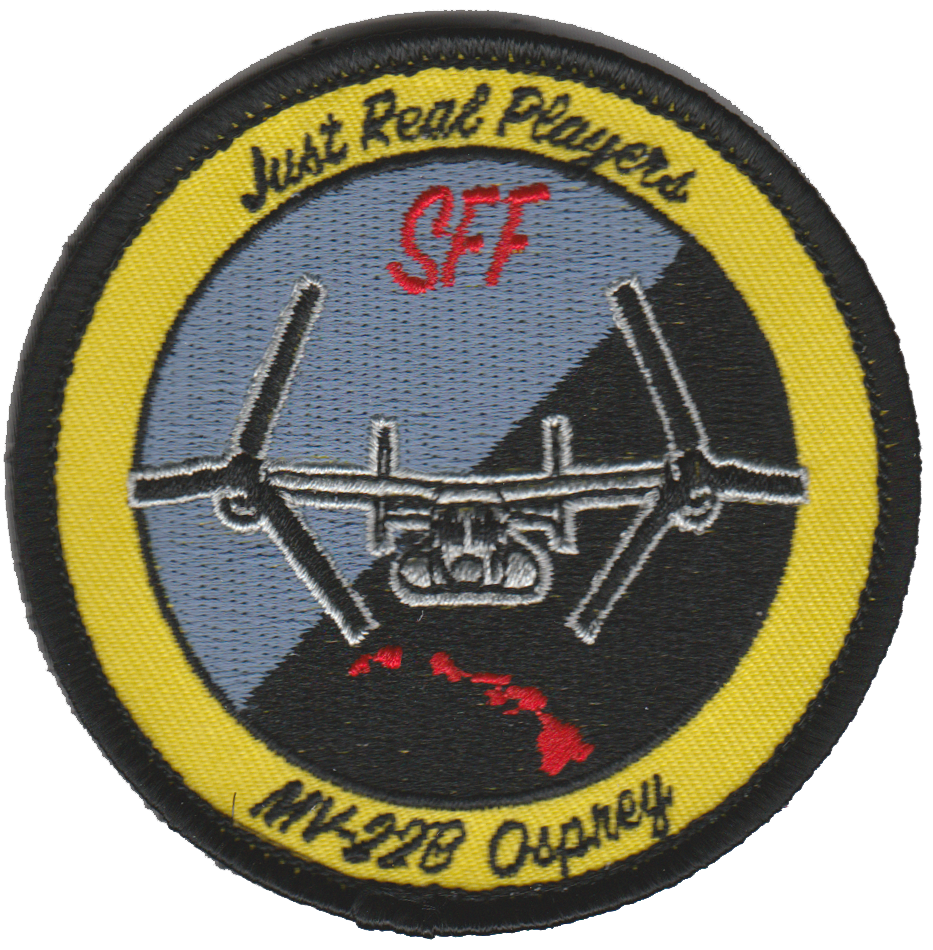 Official VMM-268 Red Dragons Qual Patches