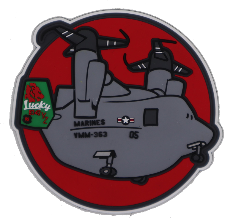 VMM-363 Red Lions Plumpter PVC Patch