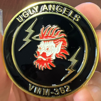 Officially Licensed USMC VMM-362 Ugly Angels Coin