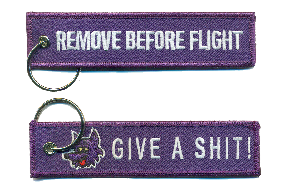 Official VMM-364 Purple Fox Remove Before Flight Key Ring