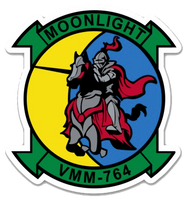 Officially Licensed USMC VMM-764 Moonlight Sticker