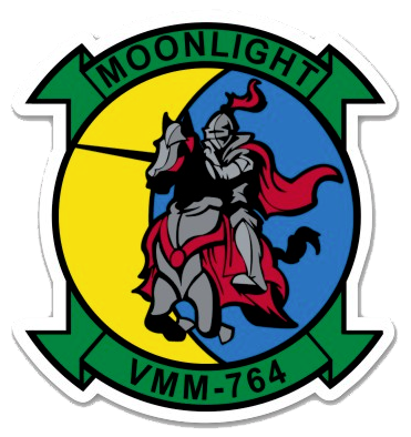 Officially Licensed USMC VMM-764 Moonlight Sticker