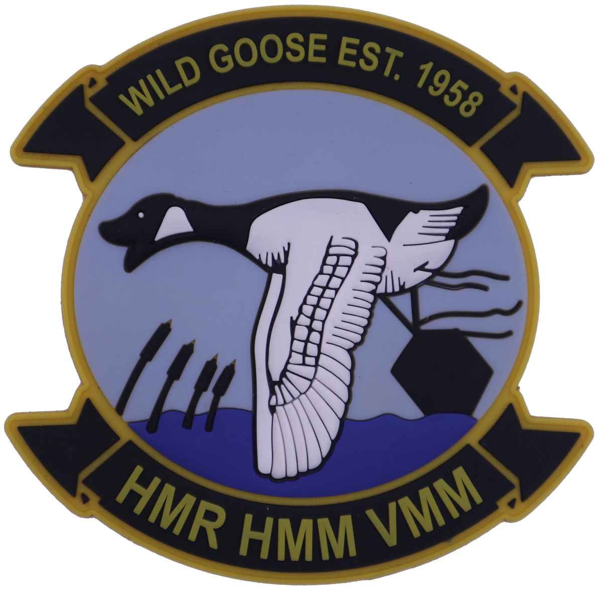 Officially Licensed USMC VMM-774 Wild Goose Throwback PVC Patch
