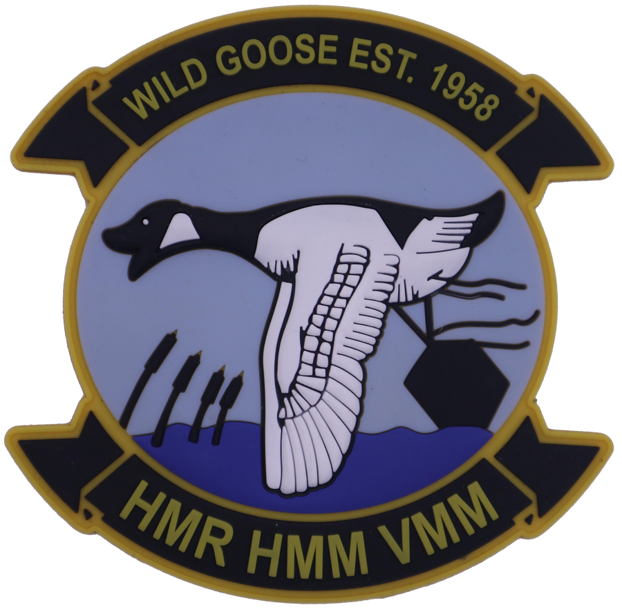 Officially Licensed USMC VMM-774 Wild Goose Throwback PVC Patch