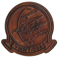 Officially Licensed USMC VMMT-204 Raptors Leather Patches