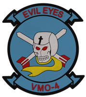Officially Licensed USMC VMO-4 Evil Eyes PVC Squadron Patch