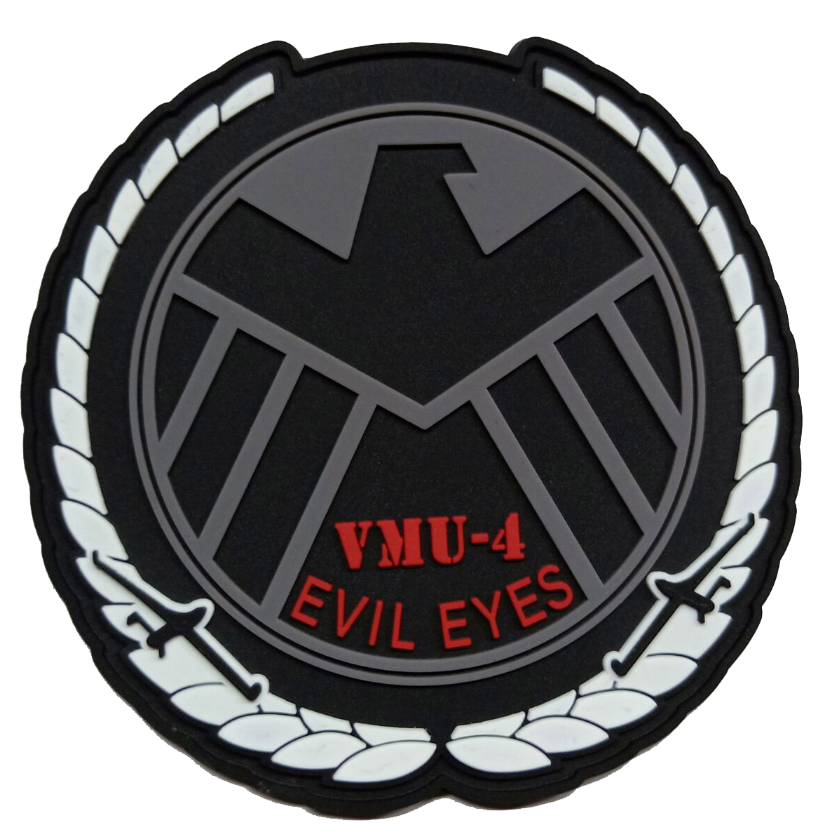Official VMU-4 Evil Eyes Shield PVC Patch