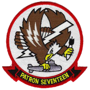 Officially Licensed US Navy VP-17 White Lightenings Patch