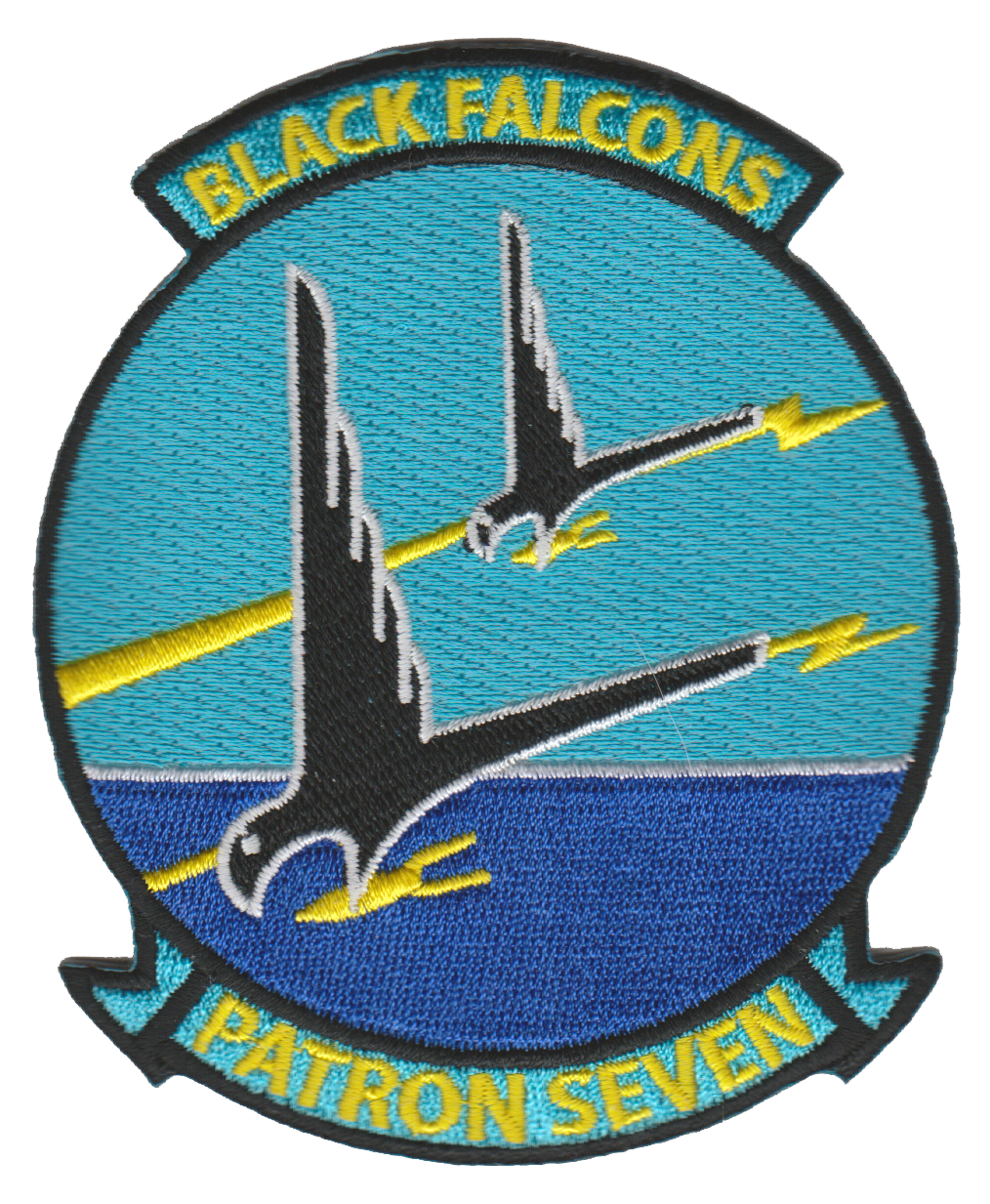 Officially Licensed US Navy VP-7 Black Falcons Patch