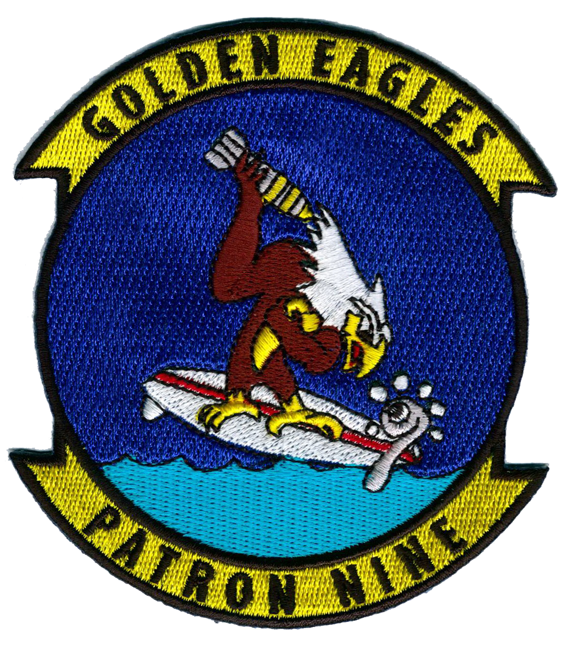 Officially Licensed US Navy VP-9 Golden Eagles Patch