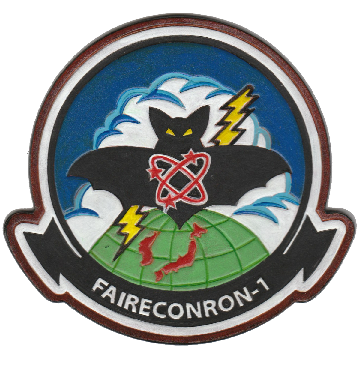 Officially Licensed US Navy VQ-1 World Watchers Leather Patch