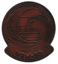 Officially Licensed US Navy VRM-50 Sunhawks Leather Patches