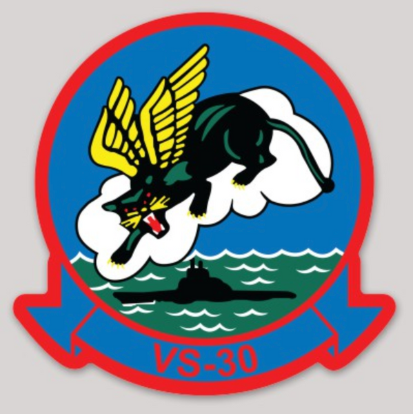 Officially Licensed US Navy VS-30  Diamond Cutters Squadron Sticker