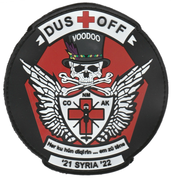 US Army Guard Voodoo Dustoff Medevac Syria Patches