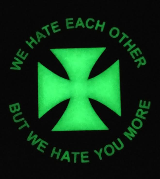 Official HMLA-169 We Hate Each Other But We Hate You More Shoulder Patches