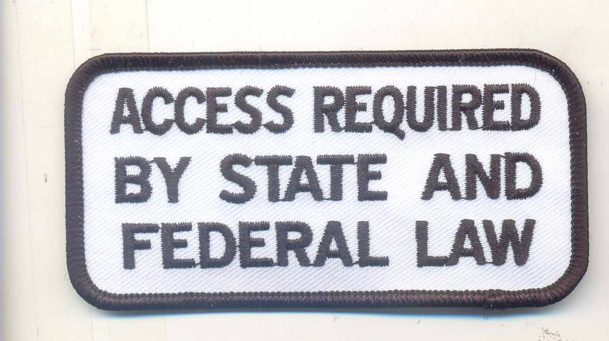 Service Dog- Access Required Patch