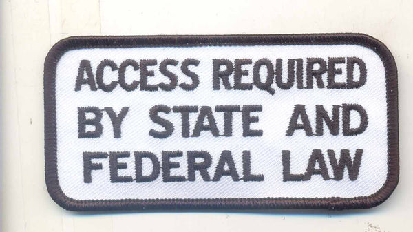 Service Dog- Access Required Patch