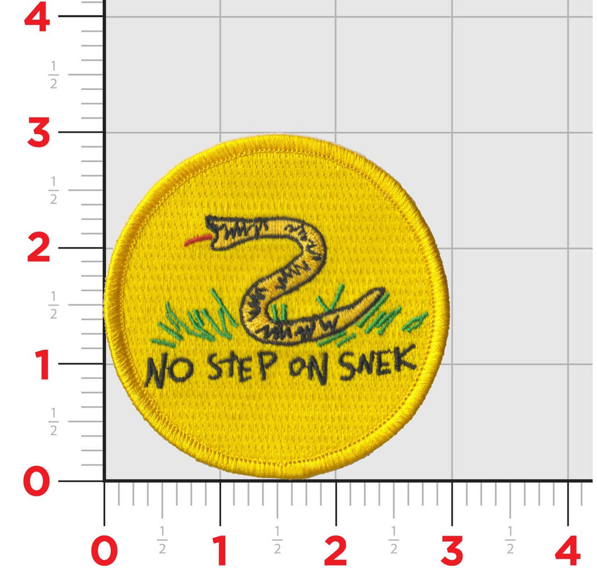 No Step on Snek Patch