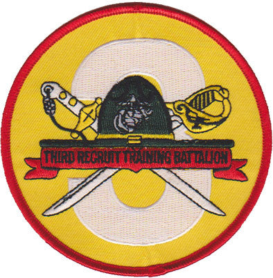 Officially Licensed USMC 3rd Recruit Training Battalion Patch