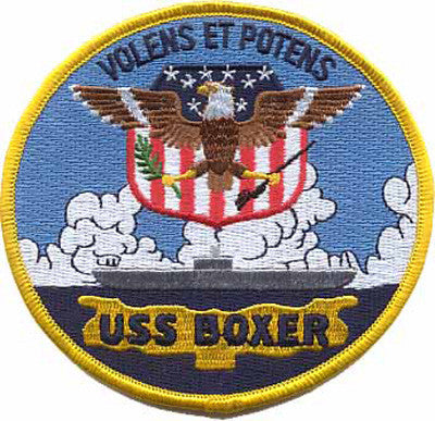 Officially Licensed US Navy USS Boxer Patch