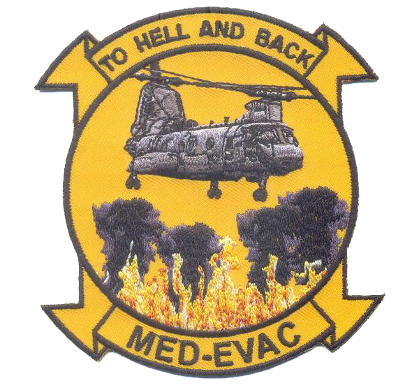 To Hell and Back Medevac with CH-46 Patch