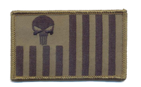 US Customs Ensign with Punisher Skull Patch