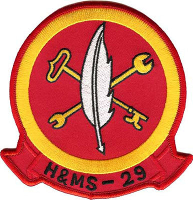 Officially Licensed USMC H&MS 29 Patch