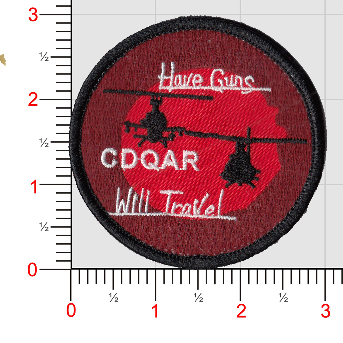 Official HMLA-167 Have Guns Will Travel Shoulder Patches