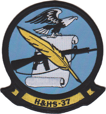 Officially Licensed USMC H&HS 37 Patch