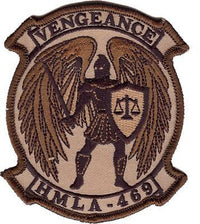 Officially Licensed USMC HMLA-469 Vengeance Squadron Patches