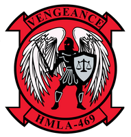Officially Licensed USMC HMLA-469 Sticker