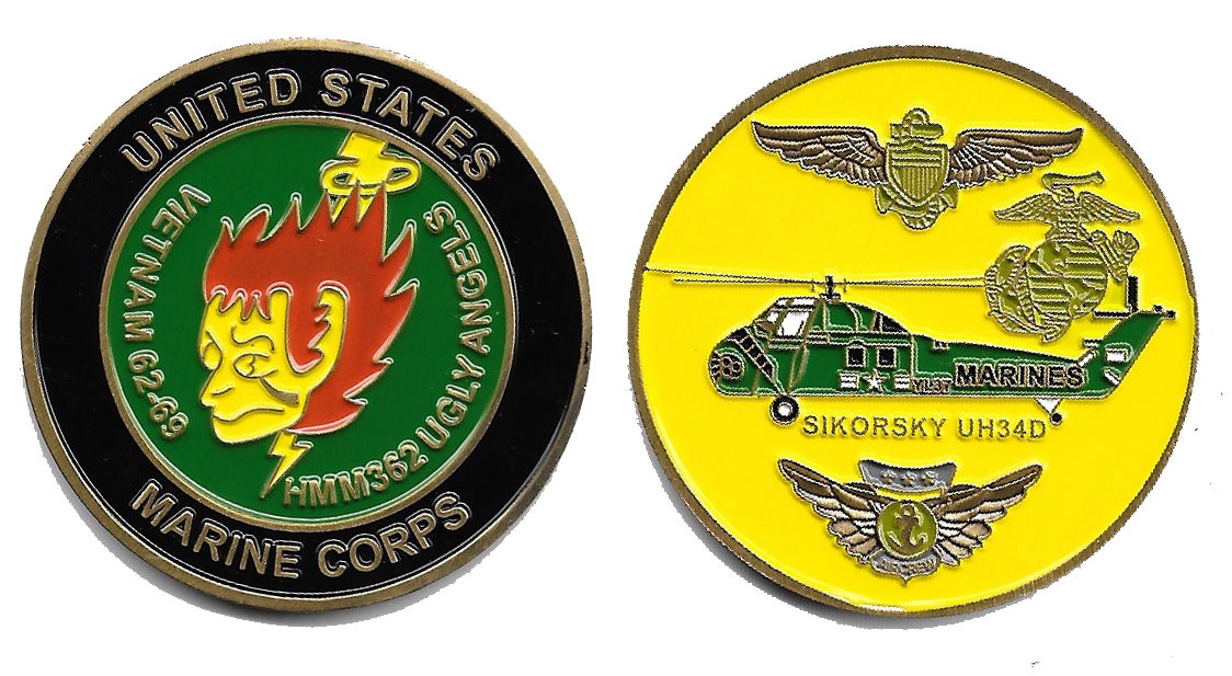 Officially Licensed HMM-362 Ugly Angels Coin
