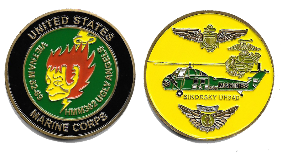 Officially Licensed HMM-362 Ugly Angels Coin